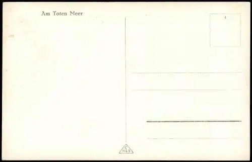 Dead Sea (Totes Meer) Salzmeer Totes Meer Israel Schiff Karawane 1930