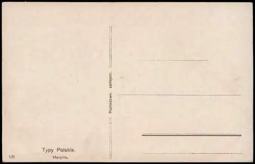 Polen Polska polnische Volkstypen Trachten Typy Polskie. Marysia. 1915