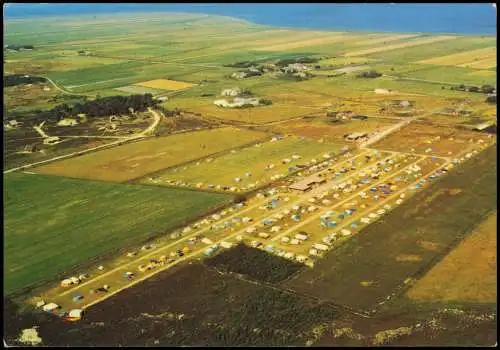 Postcard Röm Rømø Campingplatz (Luftaufnahme) 1980