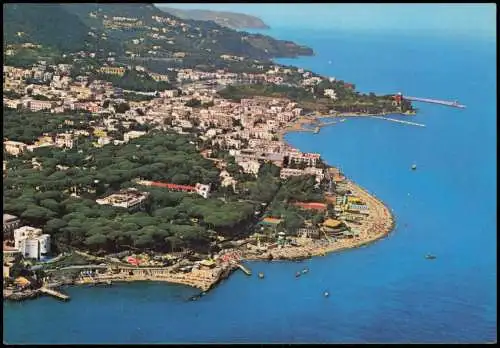 Cartolina Ischia Veduta Aerea ISCHIA PORTO 1983