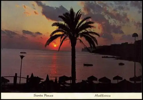 Santa Ponça Mallorca Puesta de Sol Sunset Sonnenuntergang Coucher du soleil 1980