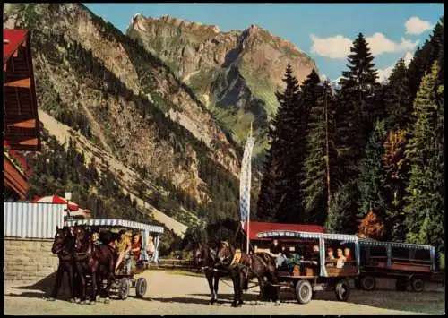 Ansichtskarte Oberstdorf (Allgäu) Stellwagen im Oytal 1970