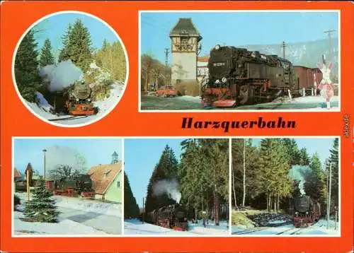 Harzbahn: Tiefenbachmühle/Ilfeld/Bahnhof Sorge/Birkenmoor/Schierke 1987