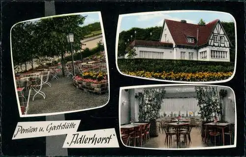 Ebergötzen Umland-Ansicht 3 Fotos Waldgaststätte „ZUM ADLERHORST" 1968