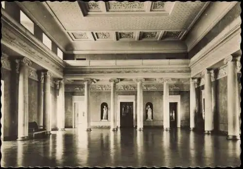 Ansichtskarte Weimar Schloßmuseum Festsaal von Heinrich Gents 1962