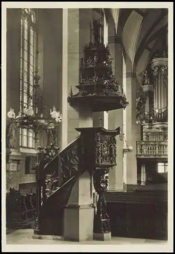 Ansichtskarte Merseburg DOM Kanzel von 1514 1940