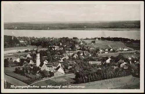 Schondorf am Ammersee Flugzeugaufnahme von Schondorf am Ammersee 1940