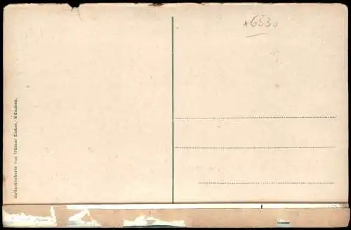 Bingen am Rhein Rhein Schiff Dampfer passiert Binger Mäuseturm 1910