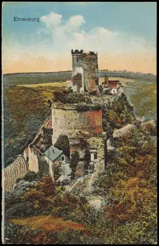 Ansichtskarte Brodenbach Ehrenburg 1920