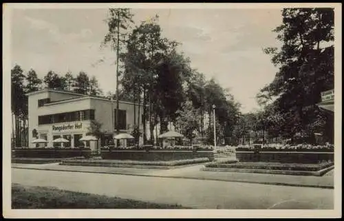 Ansichtskarte Rangsdorf Hotel Rantgsdorfer Höhe 1940  gel. 1958