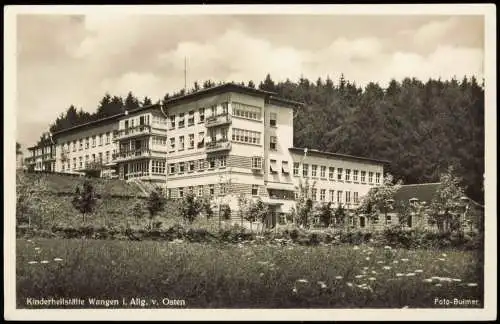 Ansichtskarte Wangen Allgäu Kinderheilstätte v. Osten 1934