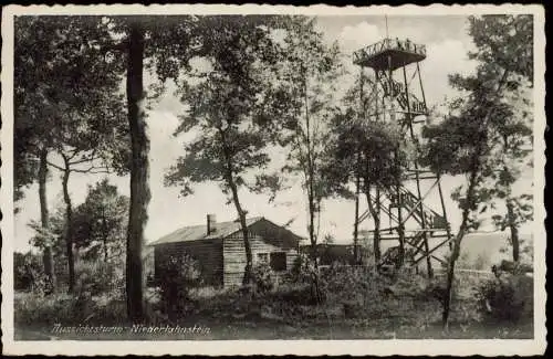 Ansichtskarte Niederlahnstein-Lahnstein Aussichtsturm 1951