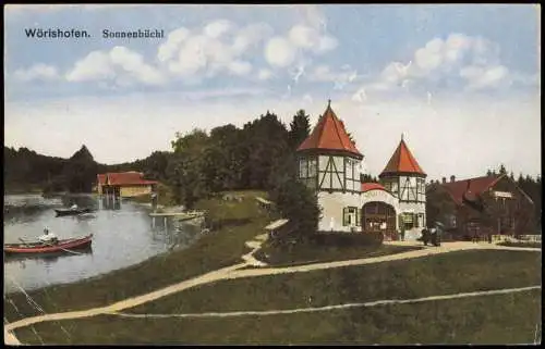 Ansichtskarte Bad Wörishofen Sonnenbüchl Restaurant 1920