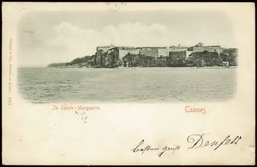 CPA Cannes Jle Sainte-Marguerite 1901