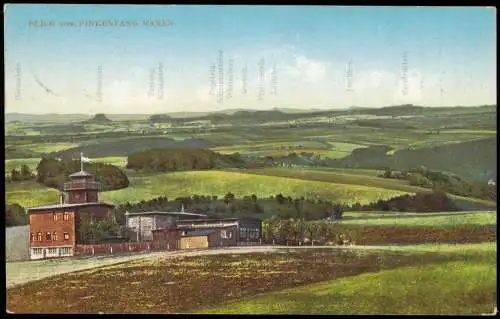 Ansichtskarte Maxen Künstlerkarte - Blick nach Finkenfang 1912