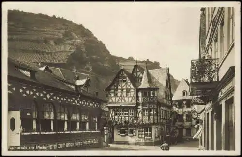 Ansichtskarte Bacharach Hotel zum kurcölnischen Saal 1930