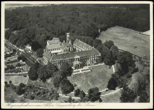 Ansichtskarte Lünen (Westfalen) Luftbild Schloss Cappenberg 1940