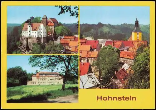 Hohnstein  Burg, FDGB-Erholungsheim "Hermann Duncker", Teilansicht 1979