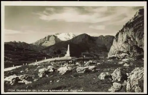 Südtirol Dolomiten PASSO FALZAREGO COL DI LANA & MARMOLADA CORTINA 1925