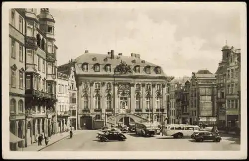 Ansichtskarte Bonn Altes Rathaus, Autos auf dem Vorplatz 1940