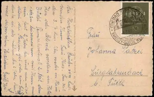 Bad Kissingen Mehrbild-AK u.a. mit Regentenbau, Maxbrunnen mit Kurgarten 1960