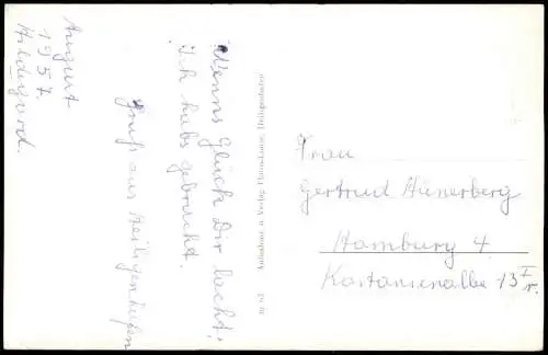 Heiligenhafen Mehrbildkarte Möwen, Ostsee, Möweninsel, Häuser Partie 1955