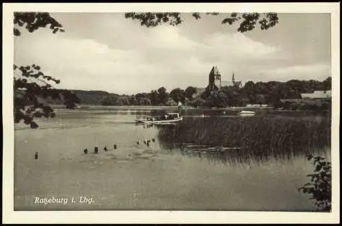 Ansichtskarte Ratzeburg Panorama-Ansicht aus dem Umland 1940