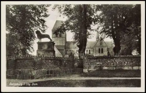 Ansichtskarte Ratzeburg Partie am Dom 1940