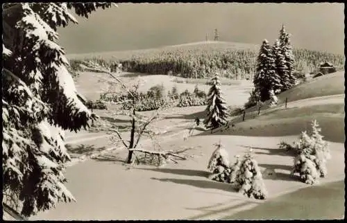 Hahnenklee-Bockswiese-Goslar Umland-Ansicht Blick zum Bocksberg 1960