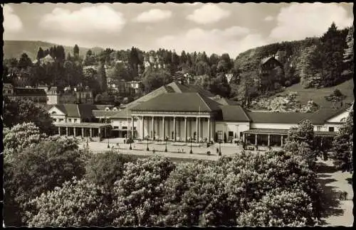 Ansichtskarte Baden-Baden Partie am Kurhaus 1959