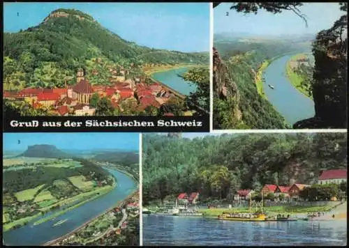 Lot 9 Karten Sächsische Schweiz Bad Schandau Hohnstein Königstein Basteibrücke