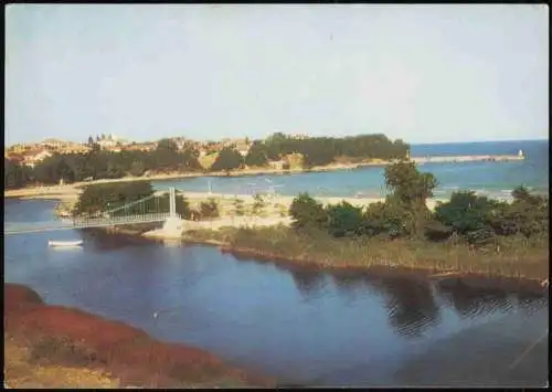 Lot 8 Postcards Primorsko Приморско Strand Brücke Urlaub 1975