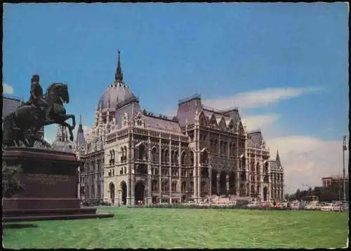 Lot 4 Postcards Budapest Parlament, Fähre, Matthiaskirche 1985