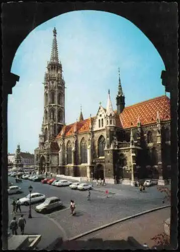 Lot 4 Postcards Budapest Parlament, Fähre, Matthiaskirche 1985