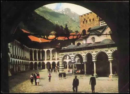 Lot 11 Postcards Bulgarien Kloster Rila Рилски манастир Posten 1980