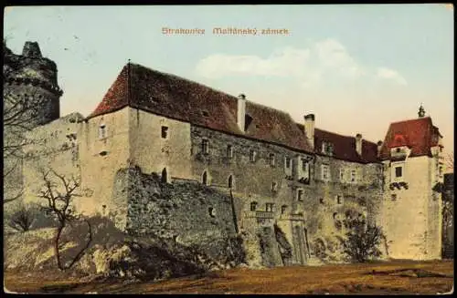 Strakonitz Strakonice Strakonice Maltánský zámek (Burg-Anlage) 1910