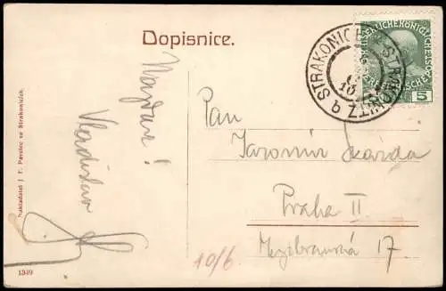 Strakonitz Strakonice Strakonice Maltánský zámek (Burg-Anlage) 1910