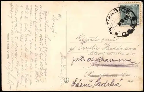 Straschitz Strašice STRAŠICE V BRDECH (Mehrbildkarte Ortsansichten) 1920