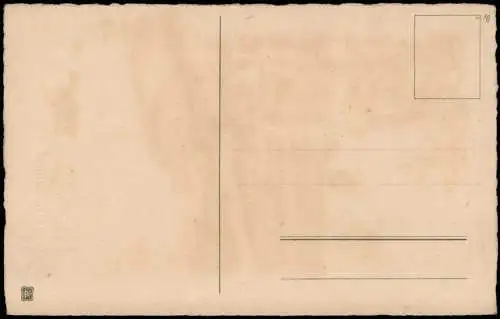 Ansichtskarte  Pfingsten Pentecost Landschaft Birken Windmühle 1928
