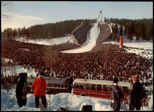 Oslo Kristiania Holmenkollen Norway Ski-Jump Arena Skisprungschanze 1960