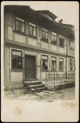 Ansichtskarte Dresden Wohnhaus Ansicht (Personen im Fenster) 1920