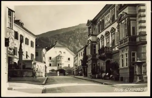 Ansichtskarte Steinach (Brenner) Ortspartie aus Steinach 1940