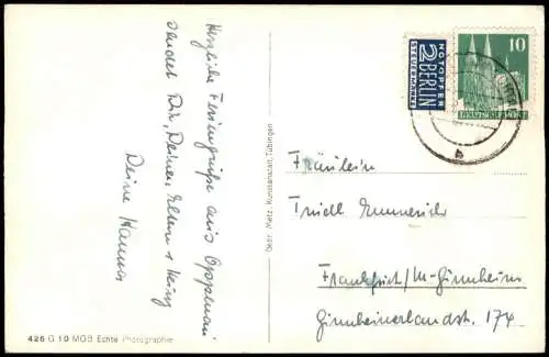 Ansichtskarte Renchtal Personen, Volkstrachten aus dem Renchtal Baden 1951