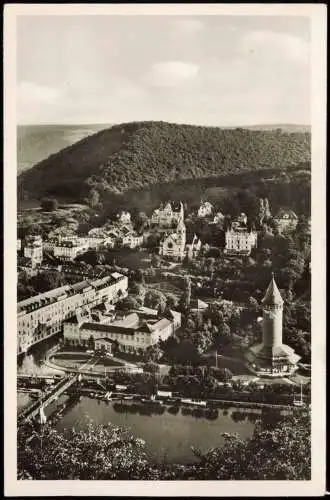 Ansichtskarte Bad Ems Panorama-Ansicht 1953