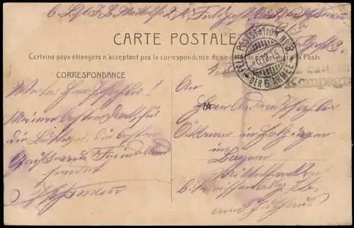 CPA Gournay-sur-Aronde Grande-Rue, Haut du Pavé. 1916