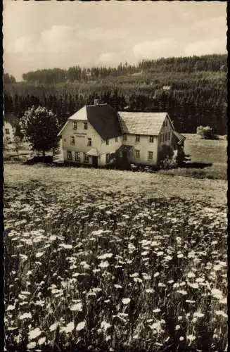 Ansichtskarte Kappel-Lenzkirch Gasthaus u. Pension Rechenfelsen 1956