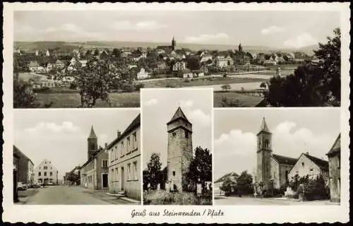 Ansichtskarte Steinwenden Lk Kaiserlautern Mehrbild Straße Ansichten 1956