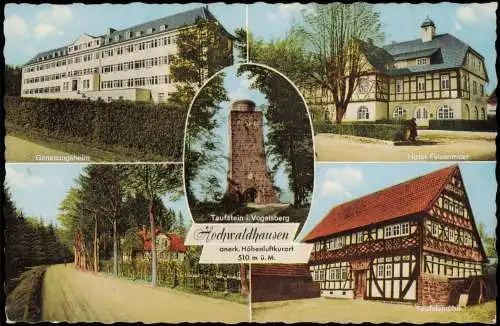 Ilbeshausen-Hochwaldhausen-Grebenhain 5 Bild Häuser Kurhaus 1965