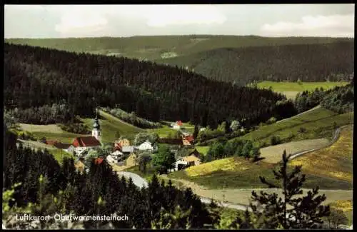 Ansichtskarte Oberwarmensteinach-Warmensteinach Stadtpartie Colorfoto AK 1971