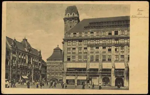 Essen Ruhr Bahnhofsvorplatz Gasthof Königlicher Hof, Eickhaus Handelshof 1920